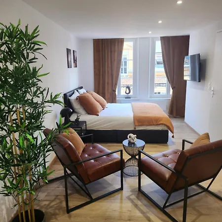 Suite R&B Avec Terrasse -5 Mins Gare - Rue Calme Dans Centre Ville Lägenhet Charleville-Mézières